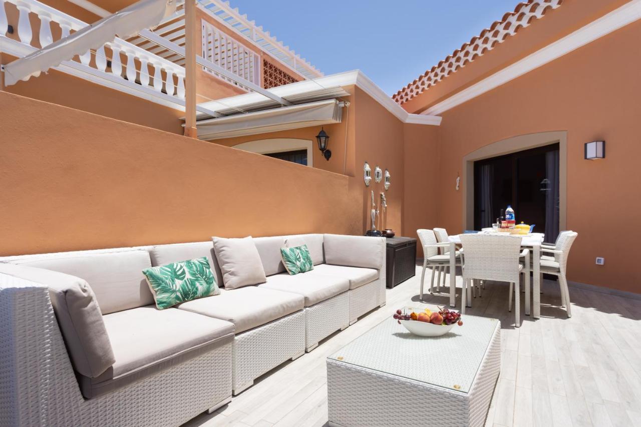 Exclusive Attic Las Vistas 3 With Breathtaking Sea View, Only 100 M To The Sea, Heated Pool, Aircon, Wifi Arona  Luaran gambar